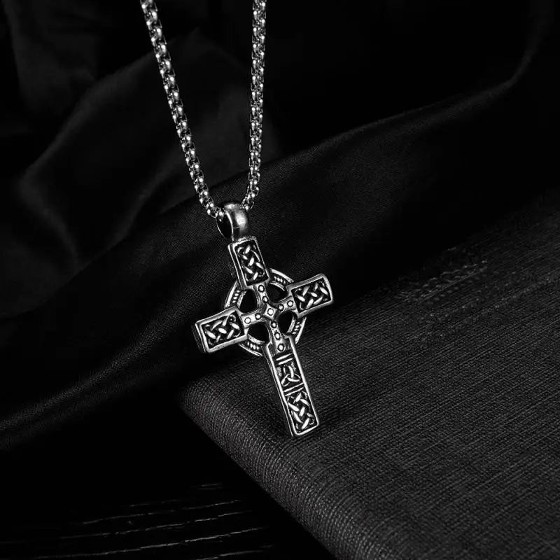 Viking Stainless Steel Pendant Necklace