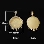 Iced Out Photo Pendant Necklace