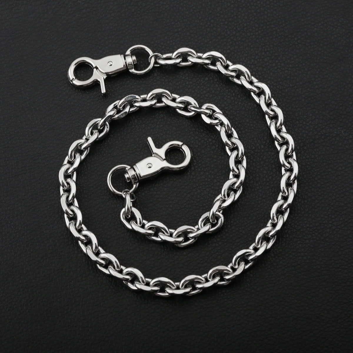 Men's Long Belt Jeans Wallet Chain Keychain