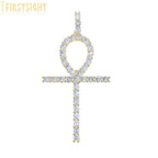 2025 New Hip Hop Cross Pendant Necklace Gold Color Iced Out Bling CZ Cubic Zirconia Variety Designs Charm Men Women Jewelry