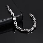 Link Chain Wristband Bracelet for Men — Stainless Steel