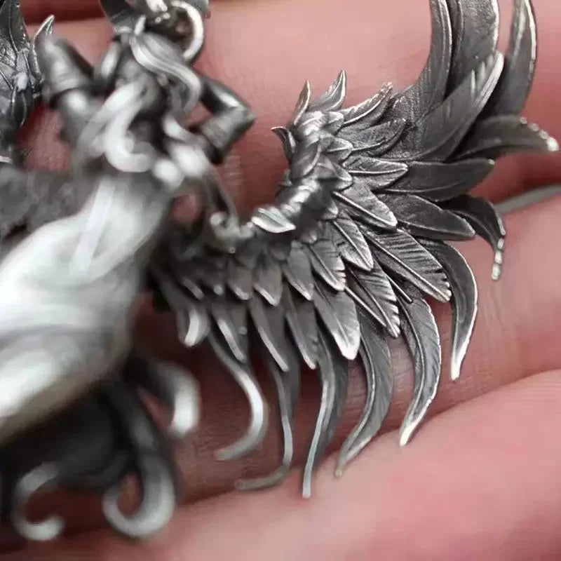 Angel Stainless Steel Pendant Necklace