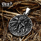 Snake Stainless Steel Pendant Necklace