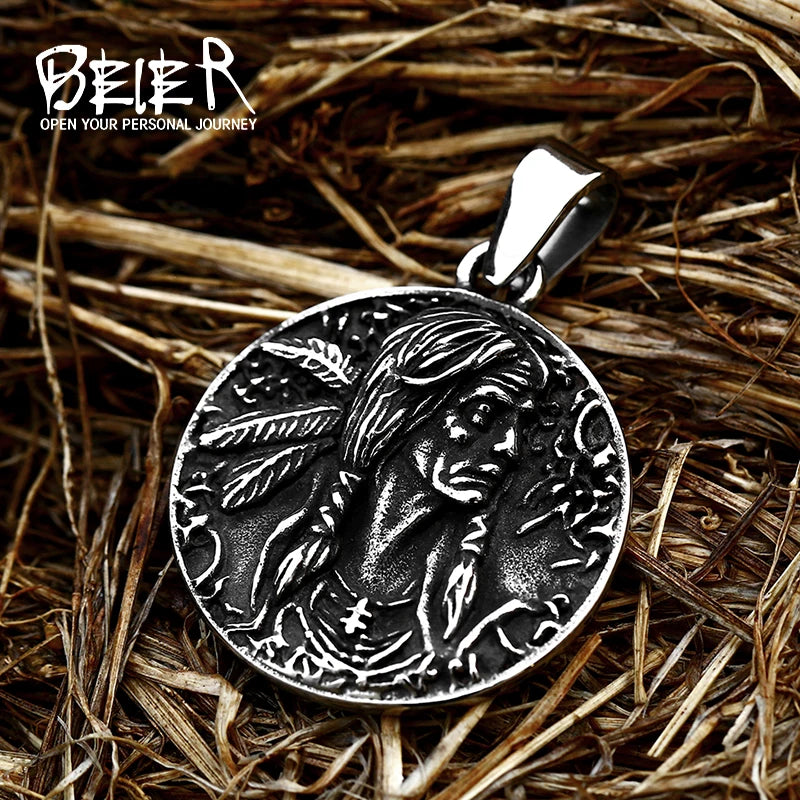 Snake Stainless Steel Pendant Necklace