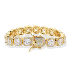 Iced Out Tennis Bracelet Stainless Steel 10/12MM