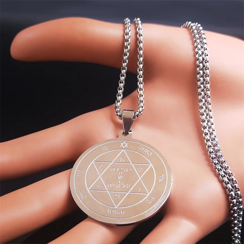 Pentacle of Mars Solomon Pendant — Stainless