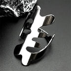 Africa Symbol Hoop Earrings — Stainless Steel