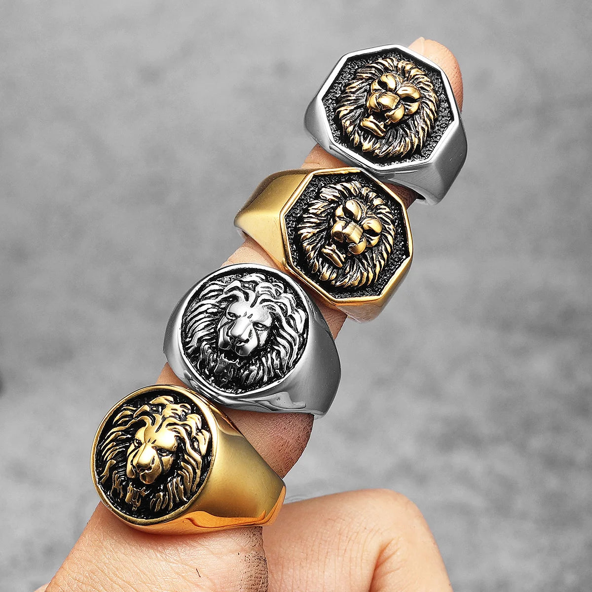 Lion King Ring — Stainless Steel