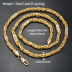 Dubai 18k Gold-Plated Men's and Women's Necklace Multi-Layer Woven Three-Dimensional Zirconia Hip-Hop Party Jewelry