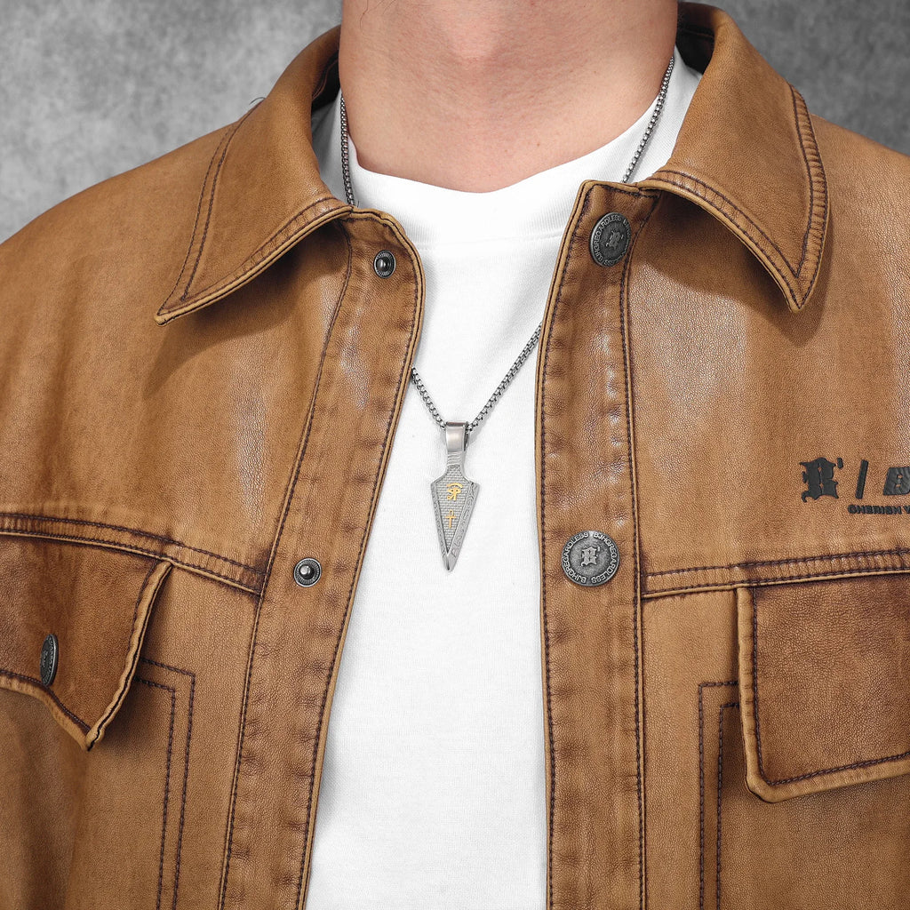 Eye of Horus Pendant Necklace — Stainless Steel