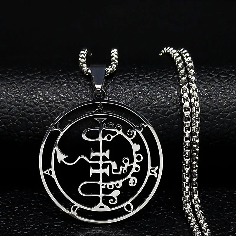 Sigil de Lucifer Baphomet Necklace — SS