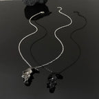 Skull Face Choker Pendant Necklace — Gothic
