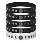 Viking Compass Silicone Bracelet 12mm
