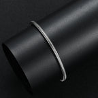 Star Snake Chain Bracelet 3mm — 316L Stainless Steel, 18cm+5cm