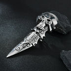 Gothic Punk Dragon Eagle Skull Joint Knuckle Full Finger Claw Ring Unisex Cool Heavy Rock Party Club Charm Knuckle