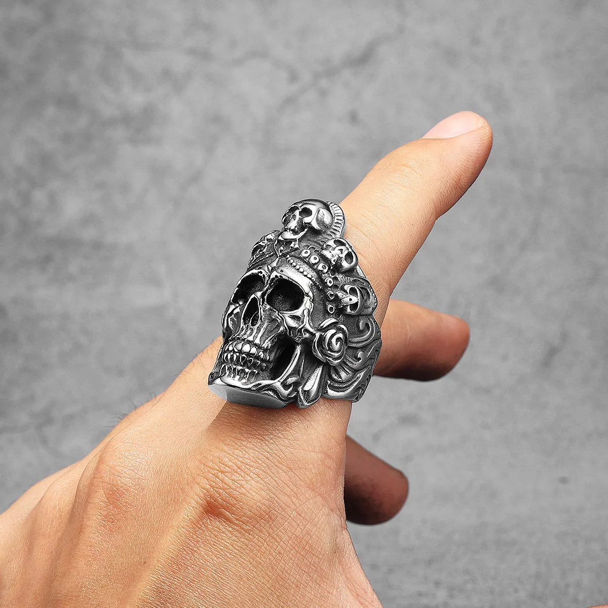Death Skull Ring — Stainless Steel
