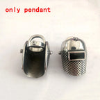 Fashion Punk Style Mask Men's Pendant Titanium Steel Hanging Neck Jewelry Student Hipster Hot Sale