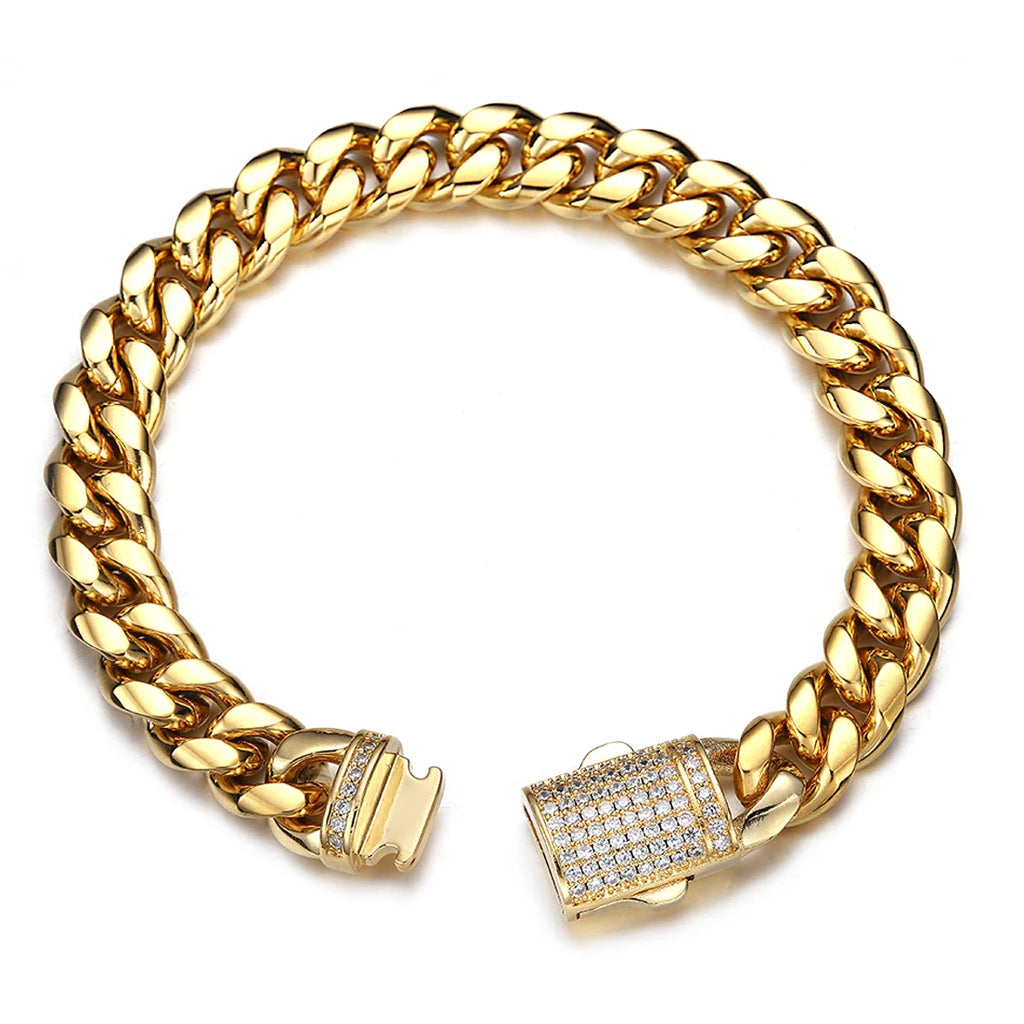 Cuban Chain Bracelet 6-14mm — Stainless