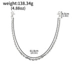 Men's Long Belt Jeans Wallet Chain Keychain