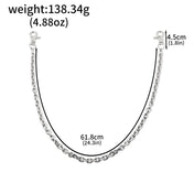 Long Metal Wallet Chain Belt Jeans Keychain Hip Hop Punk Pants Chain Waist Chain Clip DIY Accessory For Men Women