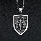 Archangel Michael Pendant — 316L Stainless Steel