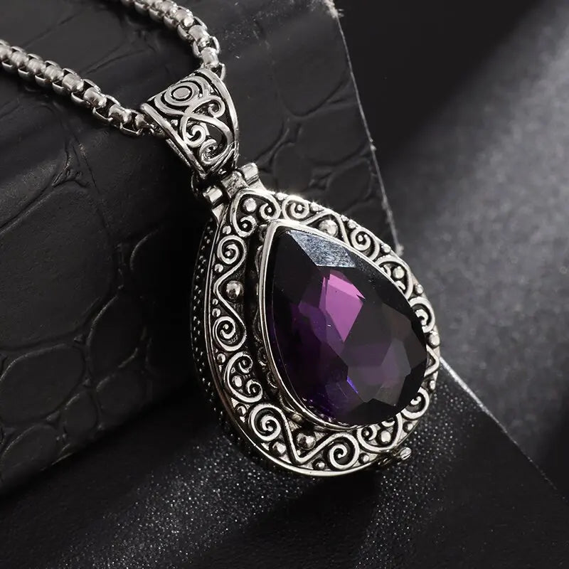 Vajra Pendant Necklace — Stainless Steel