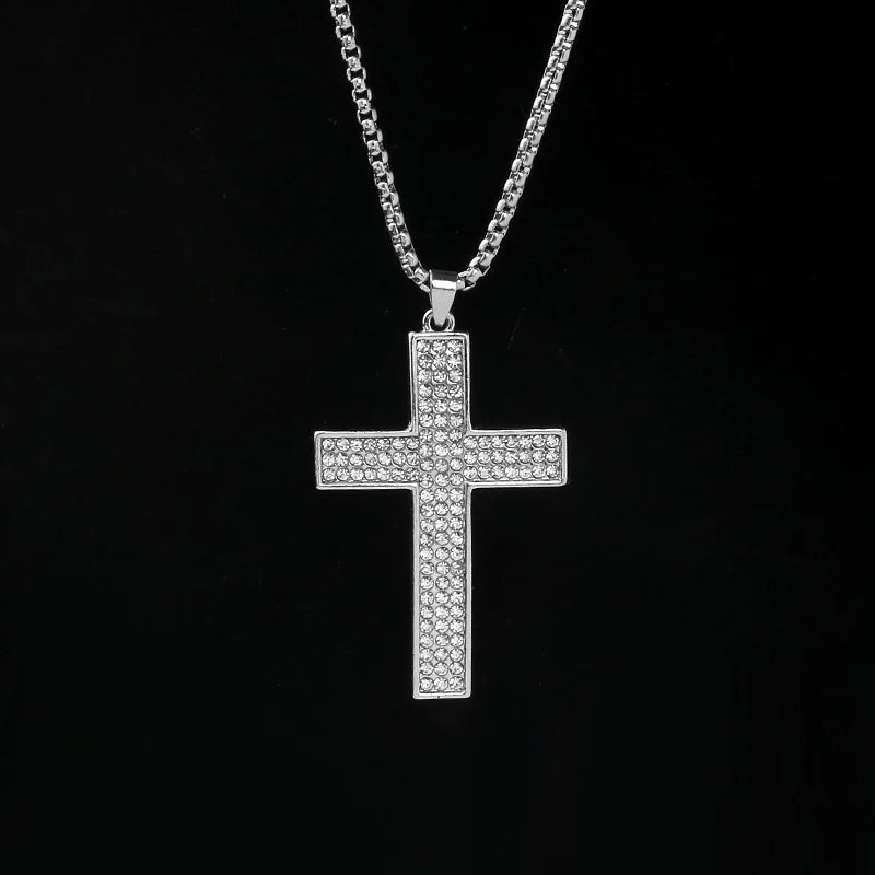 Cross Steel Pendant European American Individuality