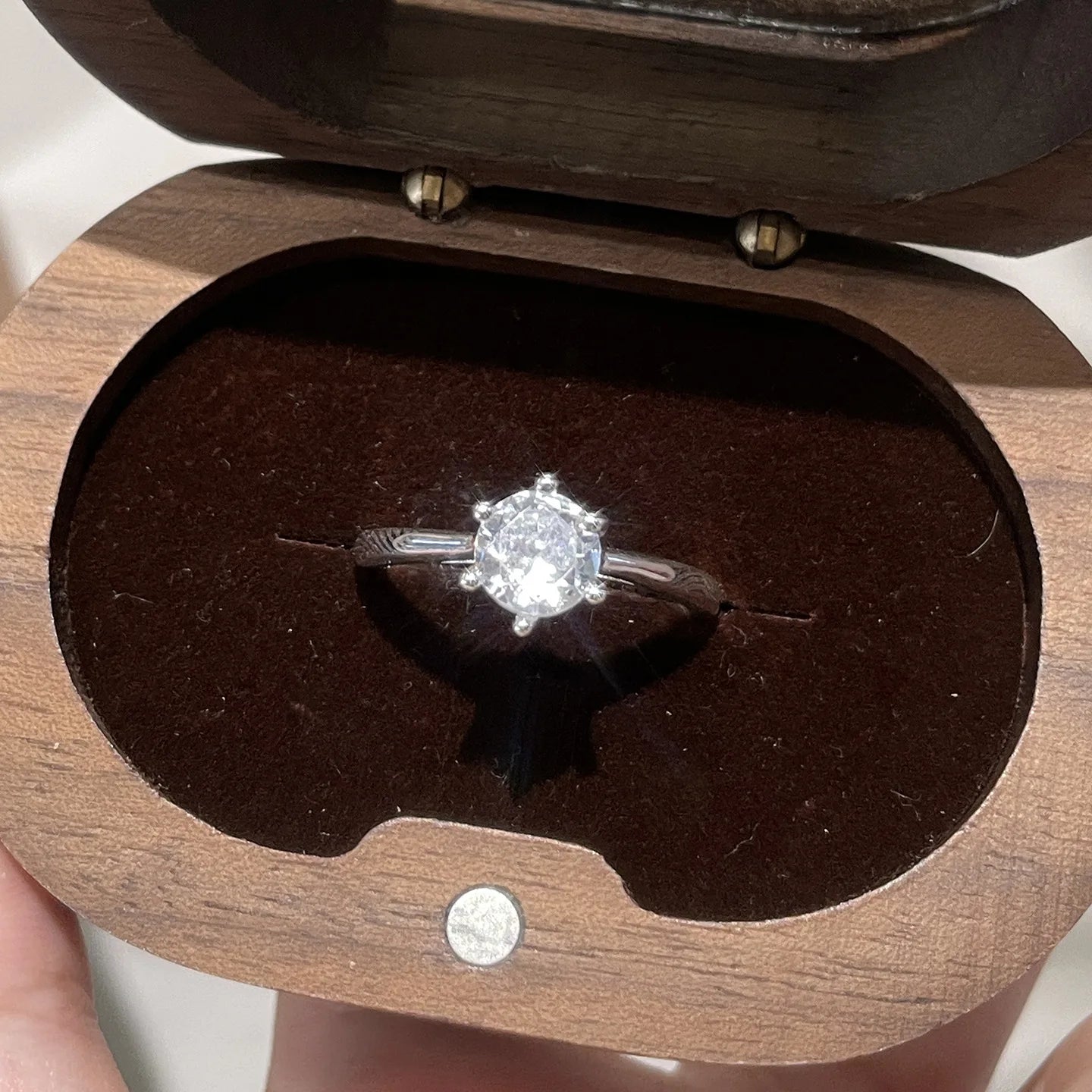 2 Carat White Natural Moissanite Gemstone Bizuteria Real S925 Sterling Silver Color Ring for Women Silver 925 Jewelry Females
