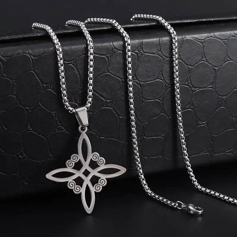 Celtic Trinity Knot Pendant Necklace — Zinc Alloy