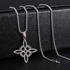 Celtic Trinity Knot Pendant Necklace — Zinc Alloy