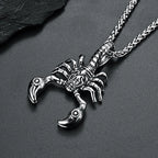 Scorpion Pendant Necklace — 316L Stainless Steel