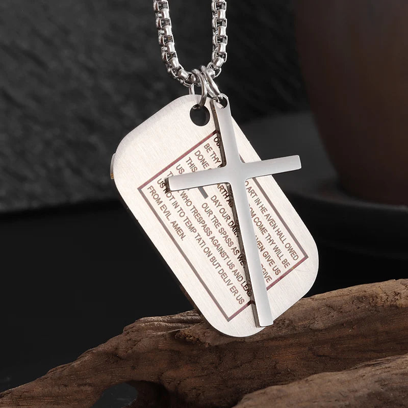Male Black Plated St Peter's Inverted Cross Pendant Necklace for Men Stainless Steel Choker Crux de Sanctus Petrus