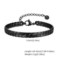 Gold Cuban Flat Chain Bracelet — Stainless Steel