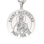 Dawapara Saint Christopher Medal Necklace Jesus Truet In You Amulet Catholic Jewelry Travelers Driver Gifts Stainless