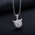 Iced Out Demon Pendant — 14K Gold