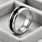 10MM Wide Trendy Stainless Steel Ring For Woman And Man Valentine's Day gift