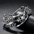 Gothic Skull Body Chain Bracelet — Stainless Steel