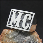 Solid MC Motorcycle Ring — Two-Tone