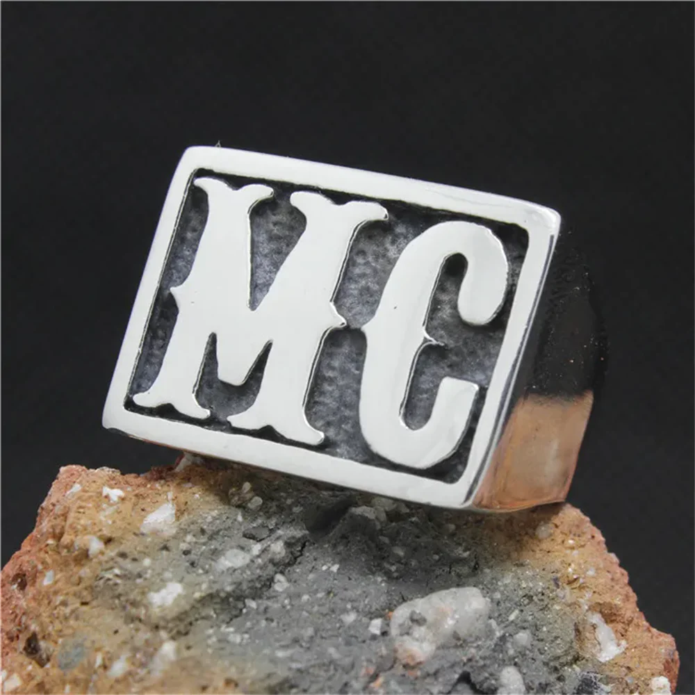 Solid MC Motorcycle Ring — Two-Tone