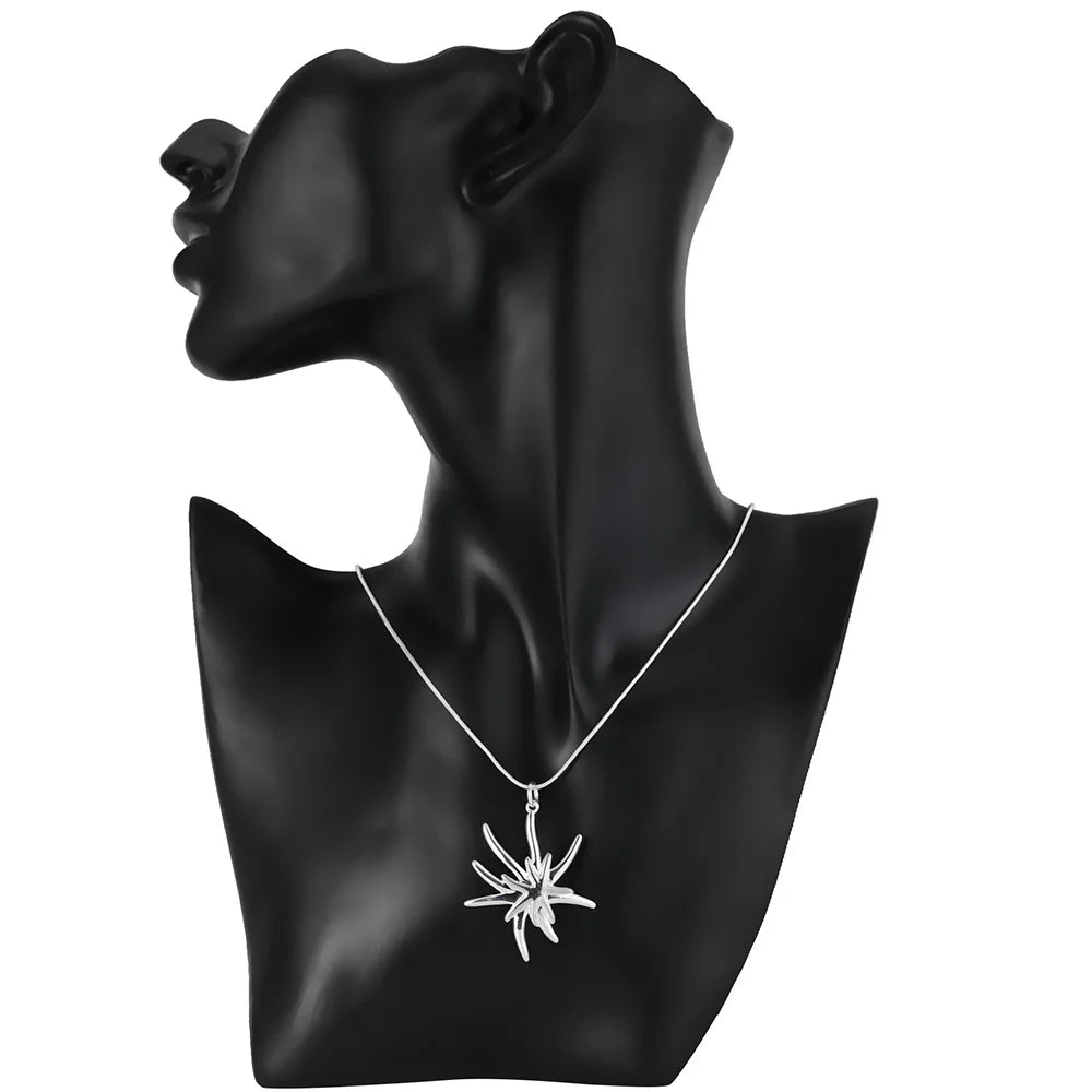 Hot trend 925 Sterling Silver fine Starfish Pendant Necklace For Women Fashion Holiday gifts party wedding streetwear Jewelry