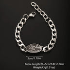 Virgin Mary Prayer Bracelet — Stainless Steel