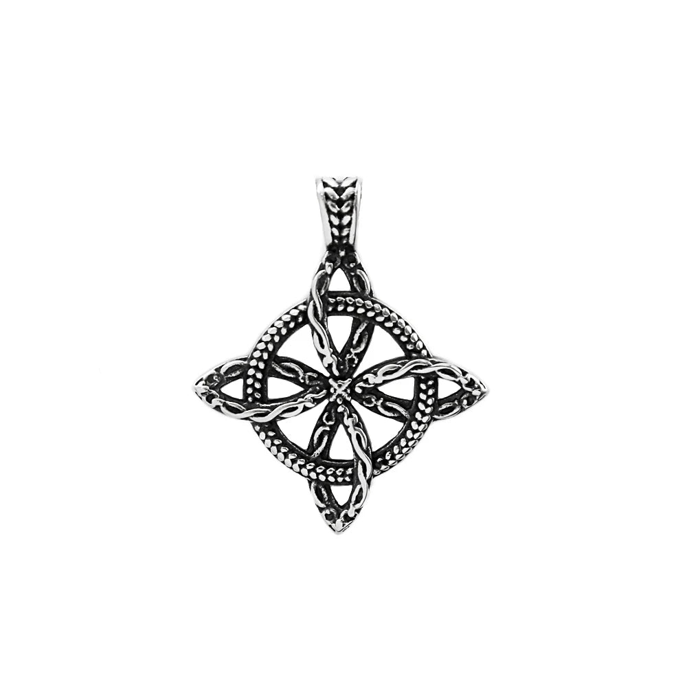 Celtic Stainless Steel Pendant Necklace