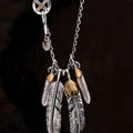 Feather Pendant Necklace