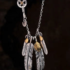Feather Pendant Necklace