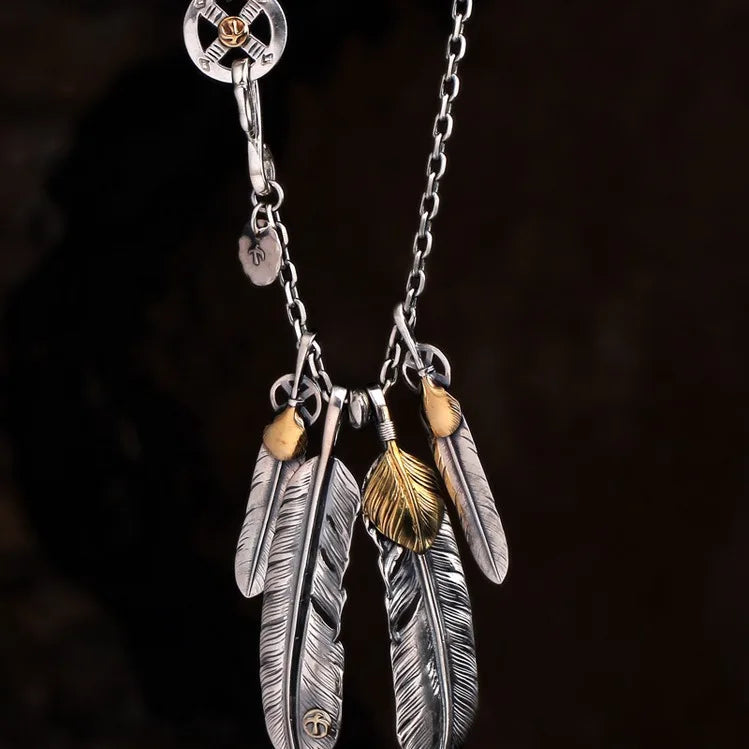 Feather Pendant Necklace
