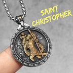 St. Christopher Pendant — Stainless Steel