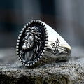 Religion Jesus Cross Ring — Stainless Steel