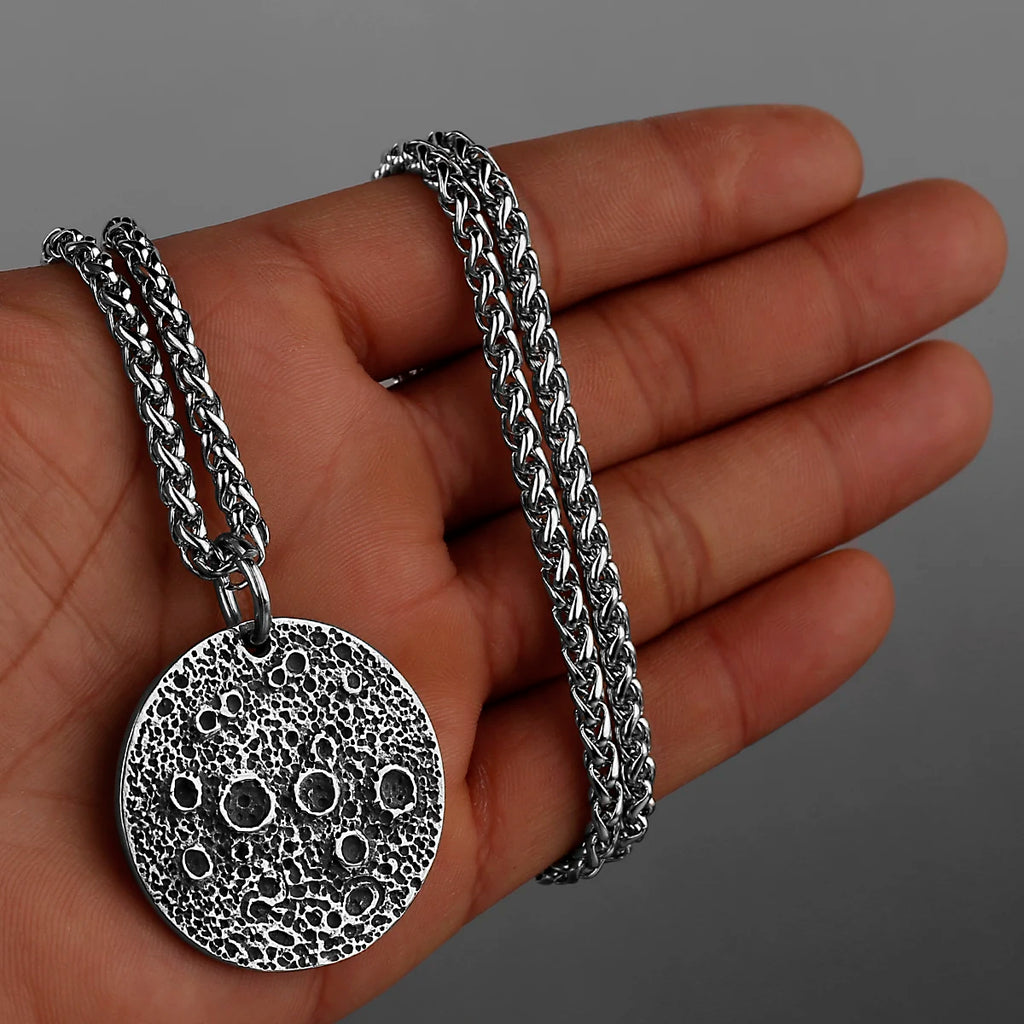 Minimal Pendant Necklace — Stainless Steel