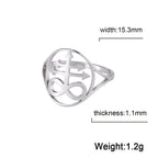 Leviathan Cross Satan Signet Ring — Stainless Steel