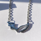 High-quality Stainless Steel Angel and Devil Wings Pendant Necklace, Personalized Design Hip-Hop Men's and Women's Gift Necklace
